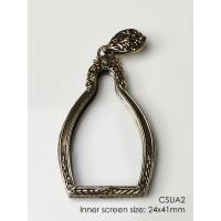 ราคา CSUA2GoldenBronze Chao Sua amulet casing 24x41mm กรอบพระ บรอนซ์ทอง ทรงเจ้าสัว (24037650696)