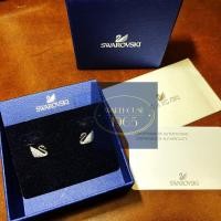 ราคา Swarovski ต่างหูไอคอนนิคหงษ์ คริสตัลของแท้ของ Swarovski มีใบรับประกัน | Swarovski Iconic Swan Earri (28115416484)