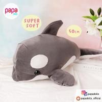 ราคา ตุ๊กตาปลา ปลา เนื้อนุ่ม ปลาวาฬ ออร์ก้า ออร์กา Orca ปลาวาฬเพชฌฆาต ยาว 50cm มือ1 ของแท้จากญี่ปุ่น toreba Papadolls (13356201702)