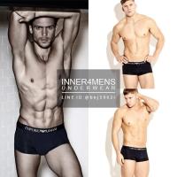 ราคา กางเกงในชาย EMPORIO ARMANI ทรงTrunk ผ้ามันขอบมันเงา (231691414)