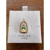 ราคา จี้พระแก้วมรกต เลี่ยมกรอบ 90% กรอบตัดลายกันน้ำสวยมากๆค่ะ (26107671239)