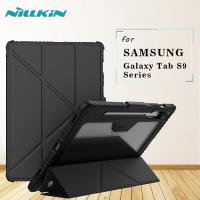 ราคา Nillkin เคสโทรศัพท์มือถือหนัง ป้องกันเลนส์กล้อง สําหรับ Samsung Galaxy Tab S9 5G S9 Plus + S9 Ultra 5G S9Ultra (18783531581)
