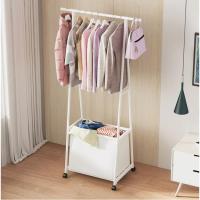 ราคา furnituredirect ราวแขวนผ้า ราวตากผ้า พร้อมชั้นวางของ E 00170 6096 882 (23734533299)