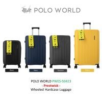 ราคา POLO WORLD กระเป๋าเดินทาง PWES-50423 Prestwick Wheeled Hardcase Luggage กระเป๋าเดินทางล้อลาก โปโลเวิล์ด มีรับประกัน 1 ปี (24565477311)