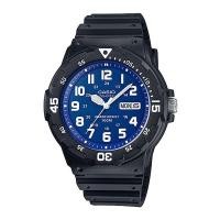 ราคา Casio Standard นาฬิกาข้อมือผู้ชาย สายเรซิน รุ่น MRW-200,MRW-200H,MRW-200H-2B2 - สีดำ (21011299685)