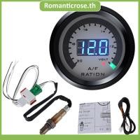 ราคา Air การใช้ Ratio Gauge 52 มม./2 นิ้ว 12V ที่แม่นยํา AFR Gauge Kit O2 เซนเซอร์ออกซิเจน Digital Car Volmeter SHOPSKC8465 (28115721118)