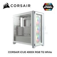 ราคา ATX Case (เคส) CORSAIR iCUE 4000X RGB TG White ของใหม่ (13968387756)