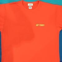 ราคา (พร้อมส่ง ของแท้) เสื้อแบดมินตันคอกลม Yonex สีแดง (2289396890)