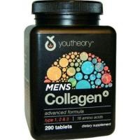 ราคา Youtheory, Mens Collagen Advanced Formula, คอลลาเจนสำหรับผู้ชาย 290 Tablets (159915177)