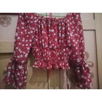 ราคา เสื้อชีฟองลายดอกสีแดง (9440236171)