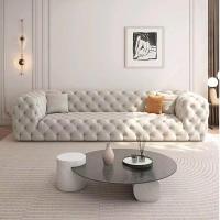 ราคา Modern Couch Simple Sofa Minimalist Cloud Couch Comfortable Cashmere White Sofa Designs Luxury Living Room Sectional Sof (22963638319)