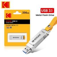ราคา Kodak แฟลชไดร์ฟ USB3.1 64G 128G 256G ความเร็วสูง แฟลชไดรฟ์กันน้ำ (20962725520)