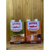 ราคา โพลียูรีเทน ภายใน ภายนอก น้ำมันเคลือบแข็งพื้นไม้ ชนิดเงา S-3000 ,S-4000 ขนาด 3.5 ลิตร (แกลอน) ตราปลาฉลาม (10802571970)