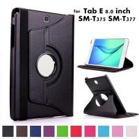 ราคา For Samsung Galaxy Tab E 8.0 inch SM-T375 SM-T377 TabE Tablet Case 360 Rotating Bracket Flip Fold Stand Leather Cover (25807339522)