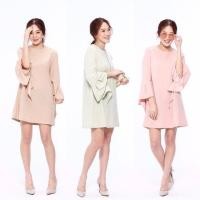 ราคา • Versace Flare Sleeve Dress (246118049)