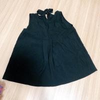 ราคา ส่งต่อ : เสื้อแขนกุดสีดำ ผ้าใส่สบาย ผูกโบว์ด้านหลัง (23167067355)