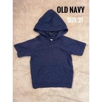ราคา เสื้อยืดเด็กมือ2มีฮู้ดยี่ห้อoldnavy (24914237447)