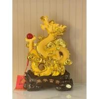 ราคา ของตกแต่ง ของขวัญ ของมงคล มังกรทอง No.03 (1842454994)