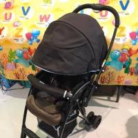 ราคา รถเข็นเด็ก Aprica รุ่น Karoon Plus High Seat สีน้ำตาล สภาพสวย (1257726850)