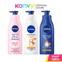 ราคา NIVEA Lotion นีเวีย โลชั่นบำรุงผิวกาย 350ml (Sakura White/Body Milk/Repair & Protect) (21051764022)