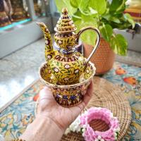 ราคา ที่กรวดน้ำขนาดเล็ก Minimal ลายไทยเบญจรงค์ (26906509558)