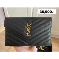 ราคา Used like very very new!!! price 35,500.- Ysl woc 7.5” อะไหล่ทอง ปี 21 อุปกรณ์ครบ การ์ด ถุงผ้า กล่อง แถมสายโซ่ 4 สาย (13792526481)