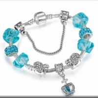 ราคา กำไรสไตล์pandora ลายหงษ์ N03สีฟ้า (558379057)