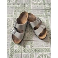 ราคา birkenstock arizona size 37 สีเงินกลิตเตอร์ ของแท้100% (22906803597)