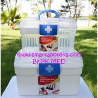 ราคา PK MED กล่องเอนกประสงค์ Size S + Size L(น้ำเงิน) (127130791)