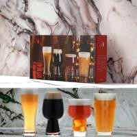 ราคา เซ็ต 4ชิ้น แก้วเบียร์ แก้วเบียร์คราฟ Craft Beer Glass Kit Box แก้วเหล้า ค็อกเทล IPA Teku Stout คราฟเบียร์ (19982819987)