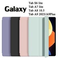 ราคา 012.เคสฝาพับ เคส Samsung Tab S6 lite /Tab A9 Plus/Tab A7 lite/Tab A8 10.5 มีช่องใส่ปากกา เคสหนัง เคสกันกระแทก Smart Case (24108304743)