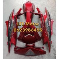 ราคา เฟรม ชุดสี มีโอ 115 mx 2 ตา mio mx 2 ตา มีโอ 2 ตา mio 2 ตา รถปี 2009-2011 ครบคัน 5 ชิ้น สีแดงแก้ว ลาย mx (10141986094)