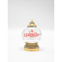 ราคา ผอบแก้ว ฝาทอง ประดับเพชรปลอม (7644303819)