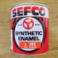 ราคา สีน้ำมันสีส้ม เบอร์​ S265 (TAXI ORANGE) สีเคลือบเงา​ ยี่ห้อ​ SEFCO​ ขนาด​0.85ลิตร​หรือขนาด1/4 (8155749074)