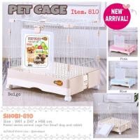 ราคา Shobi Pet cage 810 กรงสัตว์เลี้ยง กรงกระต่าย ทำความสะอาดง่าย (18553783735)