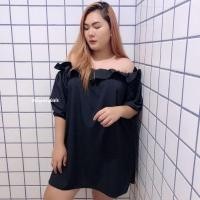 ราคา ชุดเดรสเปิดไหล่คนอ้วน ชุดเดรสเปิดไหล่สาวอวบ (4453414041)
