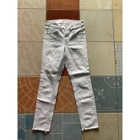 ราคา กางเกงยีนส์ยืดทรงกระบอก สีขาว Old navy 26+ (28700999411)