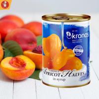 ราคา พีชเชื่อม แอพริคอตเชื่อม Kronos Peach / Apricot in Syrup 820g (27864267267)