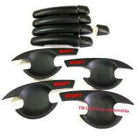 ราคา swift ปี 2008-2016 สวิฟ เบ้ากันรอย ครอบมือจับ ซูซูกิ สวิฟ สีดำโลโก้แดง (7745458838)