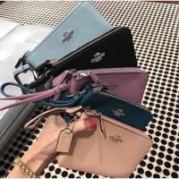ราคา Coach Pebble Leather Double Zip #f87590 (714205079)