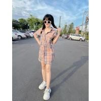 ราคา มินิเดรส คอปกเชิ้ต ลายบลูเบอรี่ (19348943604)