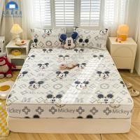 ราคา ชุดผ้าปูที่นอน ผ้าฝ้าย 100% ลายการ์ตูนหมีพูห์ สตรอเบอร์รี่ ปลอกหมอน ชุดผ้าปูที่นอน 6ฟุต 5ฟุต 360 องศา (19382149872)