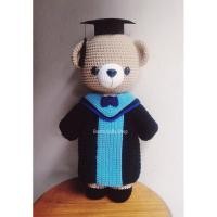 ราคา ตุ๊กตาถักรับปริญญา หมีมหิดล (4854561038)