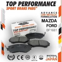 ราคา ใหม่! ผ้าเบรคหน้า MAZDA FIGHTER 4 WD / BT-50 COMMONRAIL / FORD EVEREST / FORD RANGER ผ้าดิสเบรคหน้า BF1681 (5971256954)