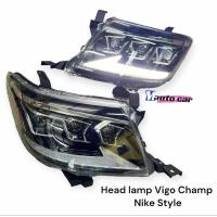 ราคา ไฟหน้า โปรเจคเตอร์ Vigo Champ Led ปี2011 2012 2014 ไฟหรี่สีขาว ไฟเลี้ยววิ่ง สีส้ม (25908661531)