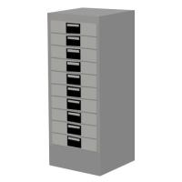 ราคา Thep ตู้เหล็กเก็บเอกสาร 10 ลิ้นชัก รุ่น DR-10 (สีเทาสลับ) (2663162893)