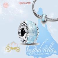 ราคา (ของแท้100%) Pandora silver murano charm cinderella มูซิน ซินเดอเรลล่า Disney (24711755980)