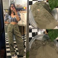 ราคา กางเกงทรงช่าง Carhartt สีเขียวขี้ม้า (2869996077)