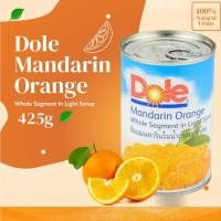 ราคา ส้มแมนดารินในน้ำเชื่อม ผลไม้กระป๋อง Dole Mandarin Orange Whole Segment in Light Syrup 425g 살짝 달콤한 만다린 오렌지 (22175843725)