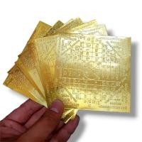 ราคา MUT[88]แผ่นยันต์ดวงพิชัยสงคราม ขนาด4*4นิ้ว เป็นแผ่นยันต์ทองเหลือง สำหรับวิธีหล่อพระหรือนำไปบรรจุใต้ฐานพระ (21289755110)